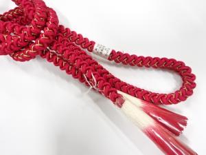 未使用品　正絹　手組帯締め